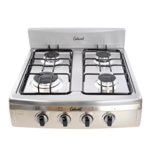 ESTUFA DE MESA CONTINENTAL 4 PUESTOS FULL INOX