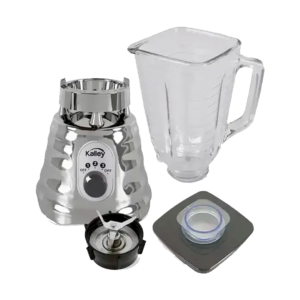 LICUADORA KALLEY CLÁSICA 3 VEL KLC-INOX +VASO VIDRIO